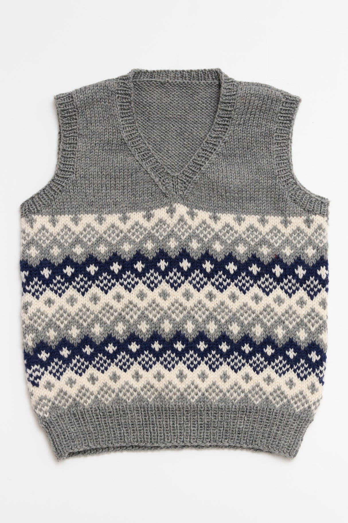 Boy Vest í Fair Isle mynstri