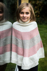 Röndótt poncho